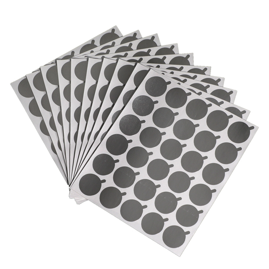 Aluminium Glue Stickers